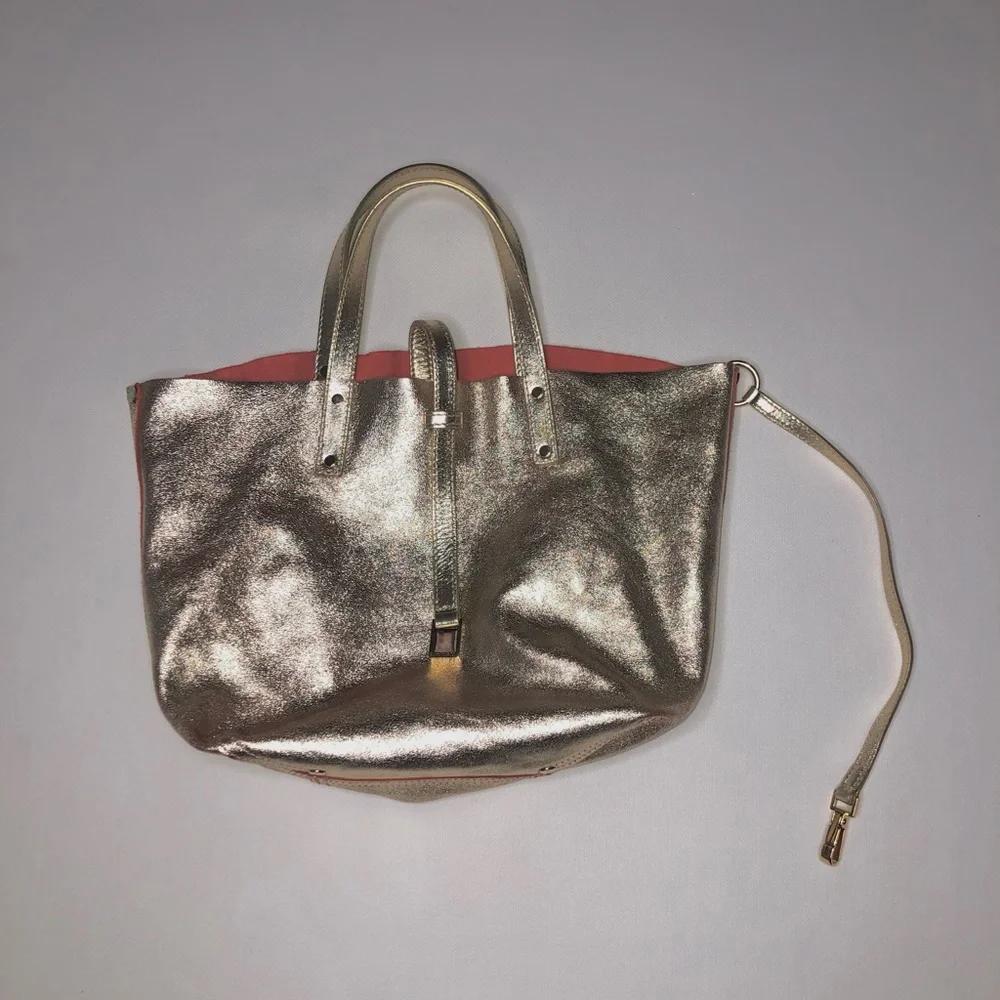 Tiffany & Co reversible gold suede leather tote bag - Picture 7 of 13